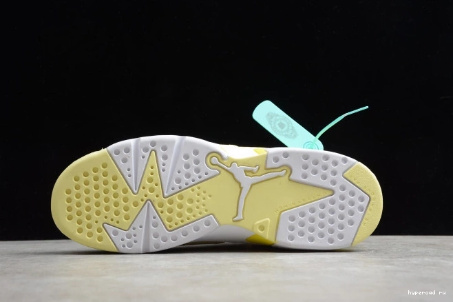 Air Jordan 6 Yellow Floral 543390-800 (GS) Dynamic Retro 1001